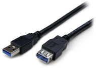 Startech - Black SuperSpeed USB 3.0 Extension Cable A to A 1M