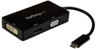 Startech - USB-C Multiport Adapter - 3-in-1 USB C to HDMI, DVI or VGA