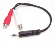 Startech - Stereo Audio Cable - 3.5mm Male to 2x RCA Female