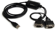 Startech - 2 Port FTDI USB to Serial RS232 Adapter Cable with COM Retention
