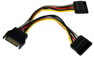 Startech - SATA Power Y Splitter Cable Adapter - M/F