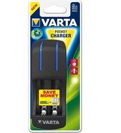 Varta Pocket akkutöltő + AA 2100 mAh x 4 (R2U)