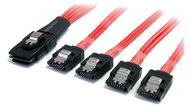Startech - 50cm Serial Attached SCSI SAS Cable - SFF-8087 to 4x Latching SATA
