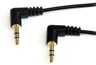 Startech - Slim 3.5mm Right Angle Stereo Audio Cable - M/M - 90CM