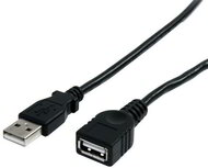 Startech - Black USB 2.0 Extension Cable A to A - M/F - 1,8M