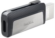 SANDISK - ULTRA DUAL DRIVE 128GB - FEKETE/EZÜST