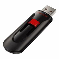 SANDISK - USB STICK CRUIZER GLIDE 256GB - FEKETE/PIROS