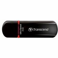 TRANSCEND - HI-SPEED JETFLASH 600 4GB - FEKETE/PIROS