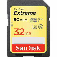 SANDISK - 32GB SDHC Extreme U3 Class10 V3 - SDSDXVE-032G/173355