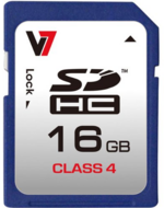 V7 - 16GB SD CARD + Adapter CL4 RETAIL - VASDH16GCL4R-2E