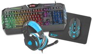 Fury - Gaming Combo Set 4in1 THUNDERSTREAK (billentyűzet+egér+fejhallgató+egérpad) - NFU-0938