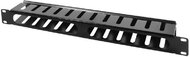 LOGILINK - kabelrendező, 19", levehető fedéllel, 1U fekete