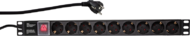 LOGILINK - 19" power distribution unit with 9 sockets