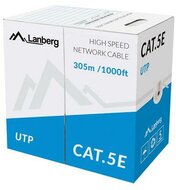 Lanberg - UTP Cat5E patch kábel 305m - LCU5-10CC-0305-S