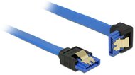 Delock - SATA3 EGYENES/LE kék kábel 10cm - 85088