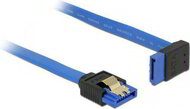 Delock - SATA3 EGYENES/FEL kék kábel 20cm - 84995