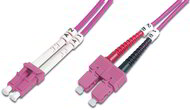 Digitus - optikai patch kábel LC/SC 2m OM4 - DK-2532-02-4