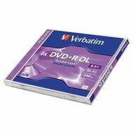 Verbatim - DVD+R lemez, kétrétegű, 8,5GB, 8x, normál tok