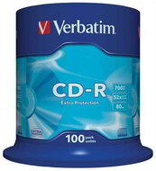 VERBATIM - 100 db CD-R lemez, 700MB, 52x, hengeren