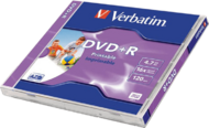 Verbatim - DVD+R lemez, nyomtatható, matt, ID, 4,7GB, 16x, normál tok
