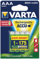 VARTA - Akkumulátor AAA mikro 800mAh | 4db/cs - 56703101404