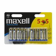 Maxell - alkáli ceruza elem (AA) 5+5db/csomag - 18733