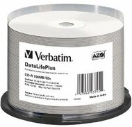 Verbatim - CD-R 50db/cs [ spindle | 700MB | 52x | white wide printable ] - 43745