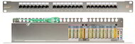 NIKOMAX - STP Patch panel, Cat.6, szerszámmal szerelhető,1U - NMC-RP24SE2-1U-MT