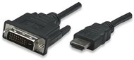 Manhattan - HDMI /DVI-D 3m Fekete kábel - 372510
