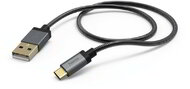 Hama - Elite Metal TYPE C/USB A kábel 1,5m - 173636