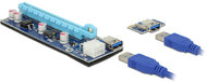 Delock 41426 Bővítőkártya PCI Express x1 > PCI Express x16, 60 cm-es USB-kábellel