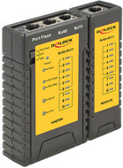 Delock Kábel tesztelo RJ45 / RJ12 + Portkereso
