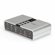 Startech - USB Soundbox 7.1 Adapter - külső USB hangkártya SPDIF digitális hanggal - ICUSBAUDIO7D
