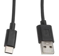 Lanberg - USB A - USB Type-C összekötő kábel 1m - Fekete