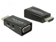 Delock - 65901 - Adapter HDMI-A dugó > VGA audióval