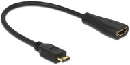 Delock - 65650 - kábel Gyors-sebességű HDMI Ethernettel Mini-C apa véggel > A anya