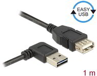 DeLock - 83551 - Extension cable EASY-USB 2.0 Type-A male angled left/right > USB 2.0 Type-A female 1m