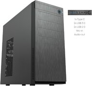 Chieftec - Elox számítógépház - fekete - HC-10B-OP