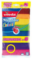 Vileda - Color 8 színű mikroszálas törlőkendő (8db/cs) - F18597