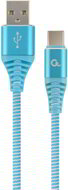 Gembird - Premium cotton braided USB A - TYPE C összekötő kábel 2m - CC-USB2B-AMCM-2M-VW