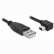 Delock - USB A USB mini B 5pin M/M adatkábel 2m 90° - 82682