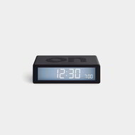 Lexon Flip+ Travel LCD Alarm Clock Dark Grey