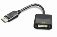 Gembird A-DPM-DVIF-002 DisplayPort to DVI adapter cable Black