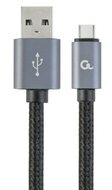 USB 2.0 C-A kábel 1,8m Gembird fonott CCB-MUSB2B-AMCM-6