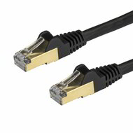 Startech - STP Cat6A patch kábel 1,5m - Fekete - 6ASPAT150CMBK