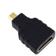 Gembird HDMI micro D -> HDMI M/F adapter fekete