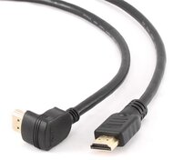 Gembird HDMI - HDMI M/M video kábel 4.5m fekete egyenes/90°