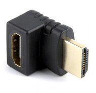 Gembird HDMI M/F adapter fekete 90°fel