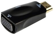 Gembird HDMI -> VGA Jack 3,5mm M/F adapter +audio fekete
