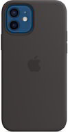 Apple - IPHONE 12 PRO SILICONE CASE WITH MAGSAFE - BLACK